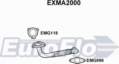 EuroFlo EXMA2000 - Труба выхлопного газа autosila-amz.com
