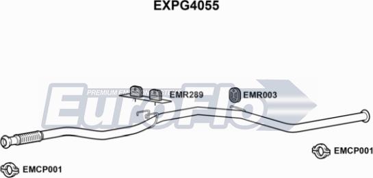 EuroFlo EXPG4055 - Труба выхлопного газа autosila-amz.com