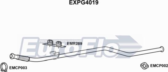 EuroFlo EXPG4019 - Труба выхлопного газа autosila-amz.com