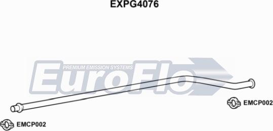 EuroFlo EXPG4076 - Труба выхлопного газа autosila-amz.com
