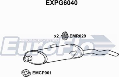 EuroFlo EXPG6040 - Глушитель выхлопных газов, конечный autosila-amz.com
