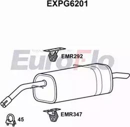 EuroFlo EXPG6201 - Глушитель выхлопных газов, конечный autosila-amz.com