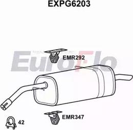 EuroFlo EXPG6203 - Глушитель выхлопных газов, конечный autosila-amz.com