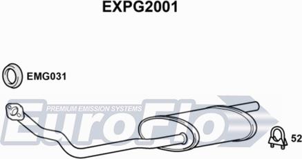 EuroFlo EXPG2001 - Труба выхлопного газа autosila-amz.com