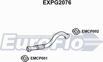 EuroFlo EXPG2076 - Труба выхлопного газа autosila-amz.com