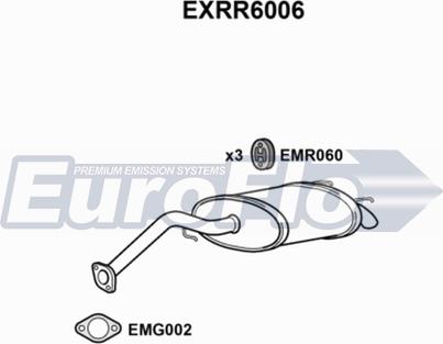 EuroFlo EXRR6006 - Глушитель выхлопных газов, конечный autosila-amz.com