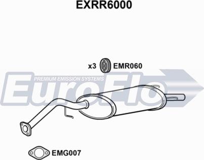 EuroFlo EXRR6000 - Глушитель выхлопных газов, конечный autosila-amz.com