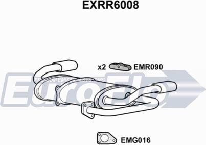 EuroFlo EXRR6008 - Глушитель выхлопных газов, конечный autosila-amz.com