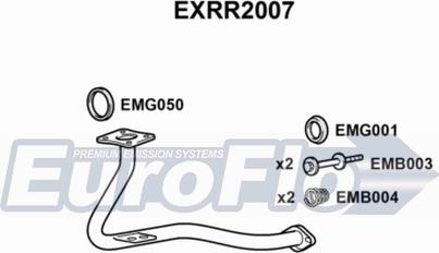 EuroFlo EXRR2007 - Труба выхлопного газа autosila-amz.com