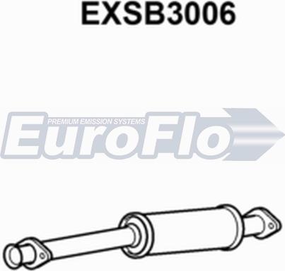 EuroFlo EXSB3006 - Средний глушитель выхлопных газов autosila-amz.com