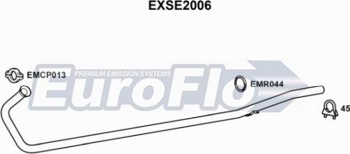 EuroFlo EXSE2006 - Труба выхлопного газа autosila-amz.com