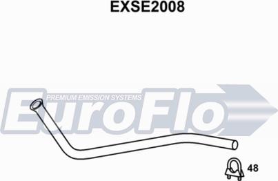 EuroFlo EXSE2008 - Труба выхлопного газа autosila-amz.com