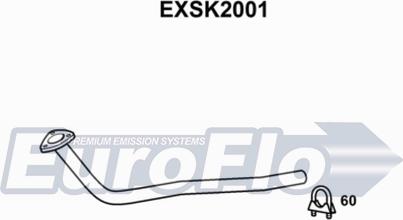 EuroFlo EXSK2001 - Труба выхлопного газа autosila-amz.com