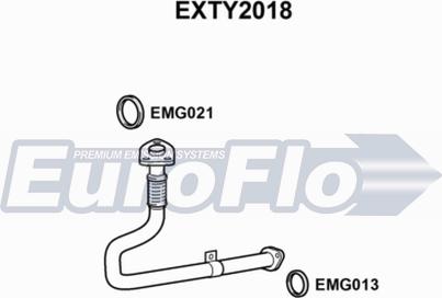EuroFlo EXTY2018 - Труба выхлопного газа autosila-amz.com