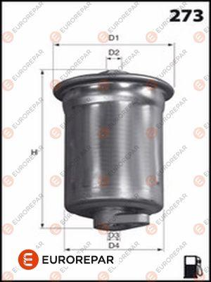 EUROREPAR 1643632080 - Топливный фильтр autosila-amz.com