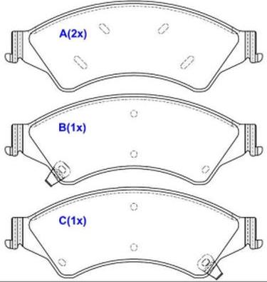 EUROREPAR 1643081880 - Тормозные колодки, дисковые, комплект autosila-amz.com