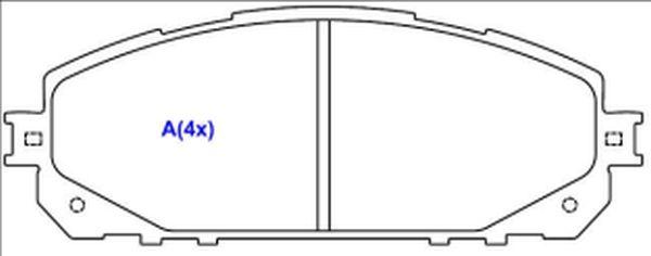 EUROREPAR 1643081780 - Тормозные колодки, дисковые, комплект autosila-amz.com