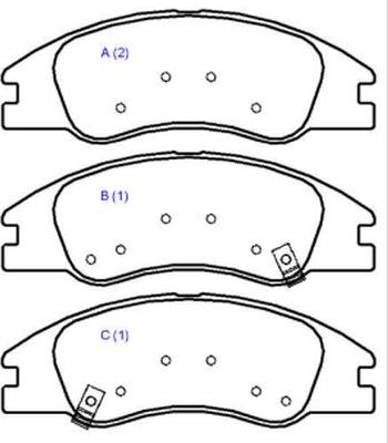 EUROREPAR 1643079180 - Тормозные колодки, дисковые, комплект autosila-amz.com