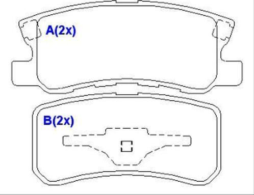 EUROREPAR 1643070380 - Тормозные колодки, дисковые, комплект autosila-amz.com