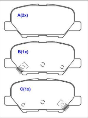 EUROREPAR 1643078180 - Тормозные колодки, дисковые, комплект autosila-amz.com