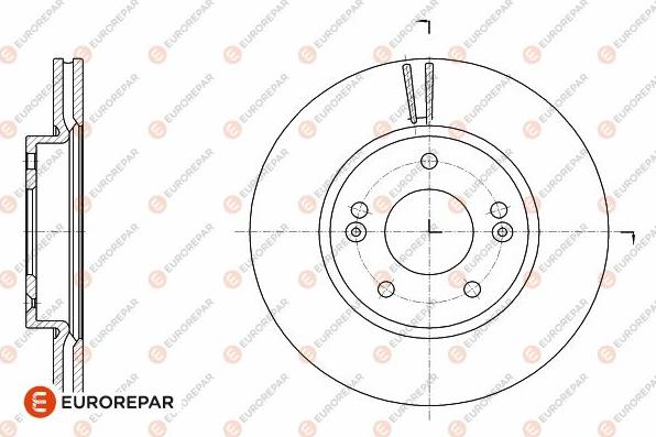 EUROREPAR 1642756980 - Тормозной диск autosila-amz.com