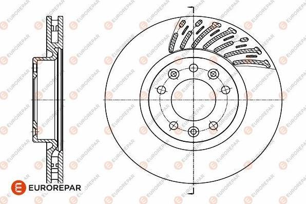 EUROREPAR 1642765080 - Тормозной диск autosila-amz.com