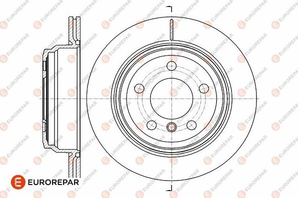 EUROREPAR 1642774380 - Тормозной диск autosila-amz.com