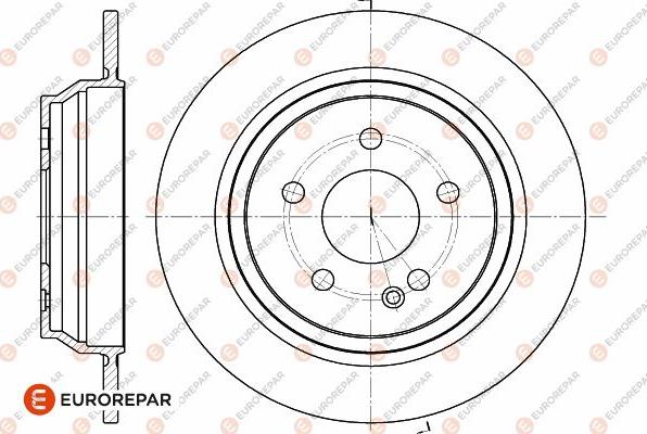 EUROREPAR 1642777280 - Тормозной диск autosila-amz.com