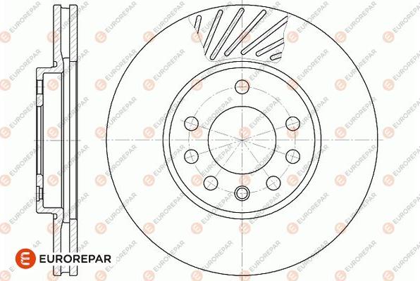 EUROREPAR 1667859280 - Тормозной диск autosila-amz.com