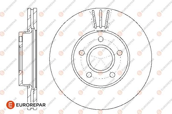 EUROREPAR 1667854880 - Тормозной диск autosila-amz.com