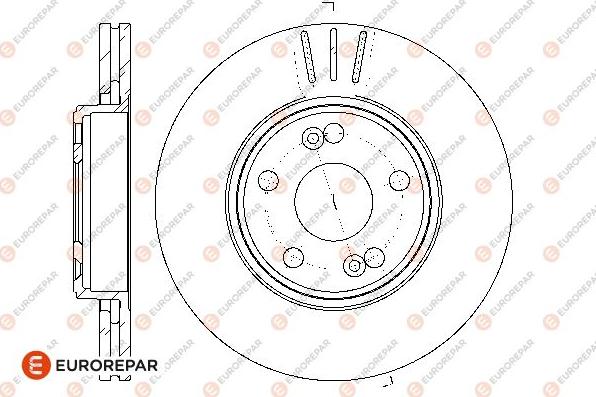 EUROREPAR 1667858780 - Тормозной диск autosila-amz.com