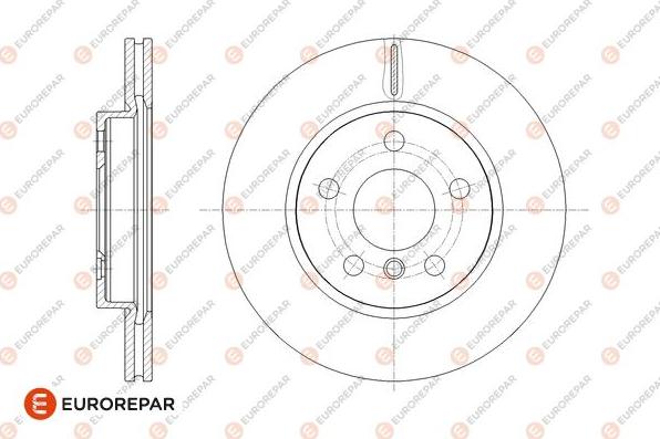 EUROREPAR 1667864180 - Тормозной диск autosila-amz.com