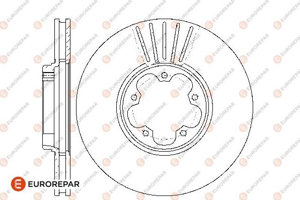 EUROREPAR 1667862180 - Тормозной диск autosila-amz.com