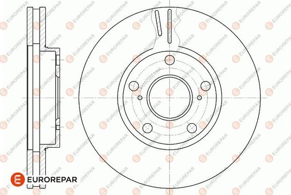 EUROREPAR 1667867980 - Тормозной диск autosila-amz.com