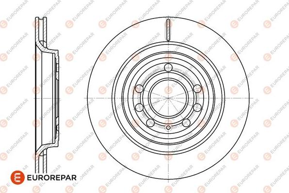 EUROREPAR 1667867080 - Тормозной диск autosila-amz.com