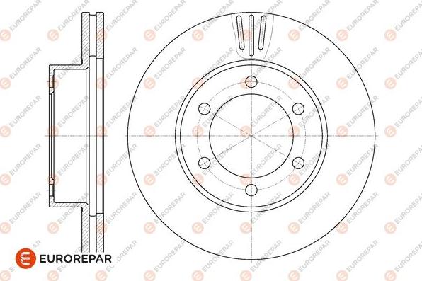 EUROREPAR 1667867380 - Тормозной диск autosila-amz.com