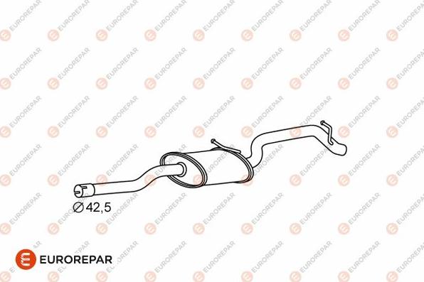 EUROREPAR 1609216880 - Глушитель выхлопных газов, конечный autosila-amz.com