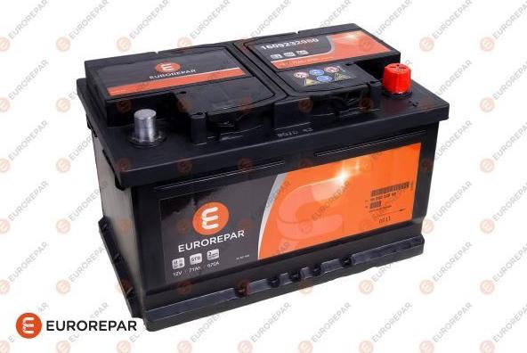 EUROREPAR 1609232980 - Стартерная аккумуляторная батарея, АКБ autosila-amz.com