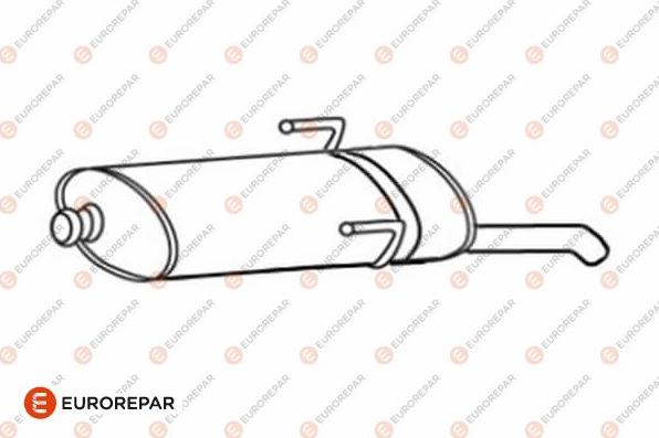 EUROREPAR 1607349680 - Глушитель выхлопных газов, конечный autosila-amz.com