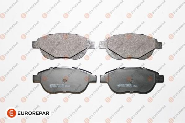 EUROREPAR 1619790480 - Колодки тормозные дисковые CITROEN C4 I (LC) 1.6 HDi 04> autosila-amz.com