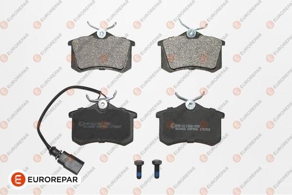 EUROREPAR 1619791880 - Колодки дисковые задние (4шт)\ FORD Galaxy, SEAT Alhambra, VW Sharan/T autosila-amz.com