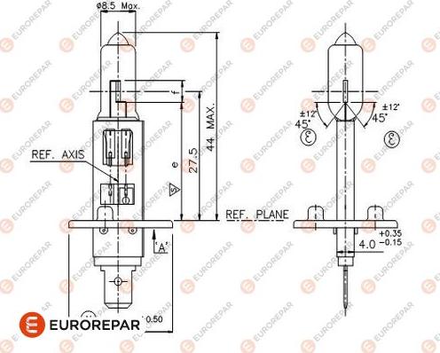 EUROREPAR 1616430880 - Лампа накаливания, фара дальнего света autosila-amz.com