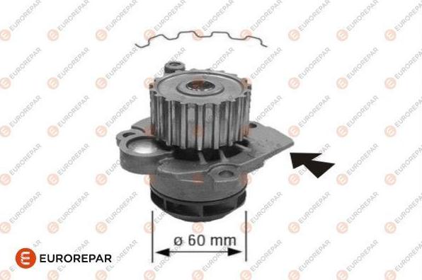 EUROREPAR 1623103680 - Водяной насос autosila-amz.com