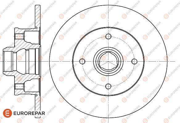 EUROREPAR 1618869180 - Тормозной диск autosila-amz.com