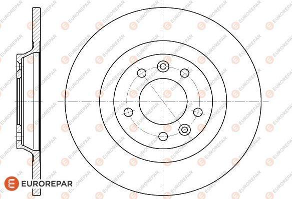 EUROREPAR 1618861880 - Тормозной диск autosila-amz.com