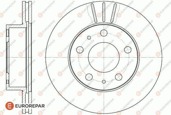 EUROREPAR 1618863880 - Тормозной диск autosila-amz.com