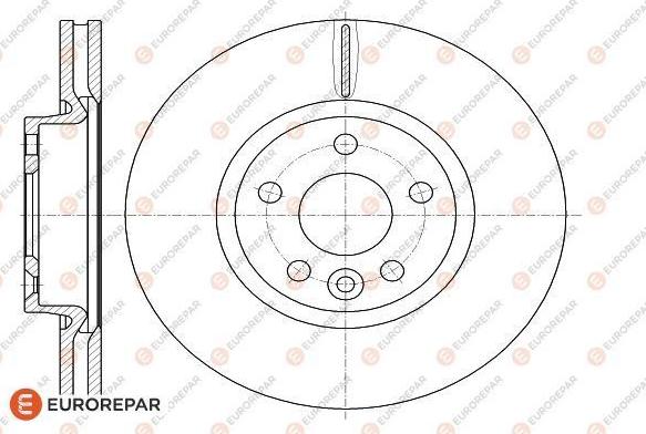 EUROREPAR 1618889380 - Тормозной диск autosila-amz.com