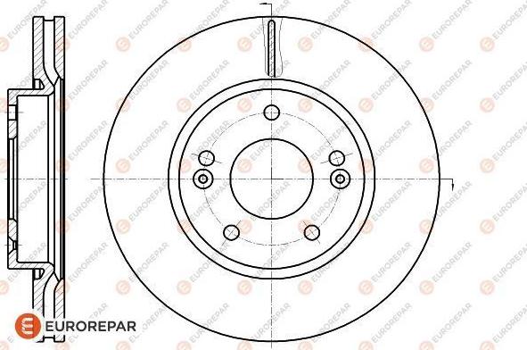 EUROREPAR 1618886180 - Тормозной диск autosila-amz.com