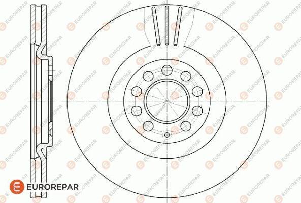 EUROREPAR 1618887180 - Тормозной диск autosila-amz.com