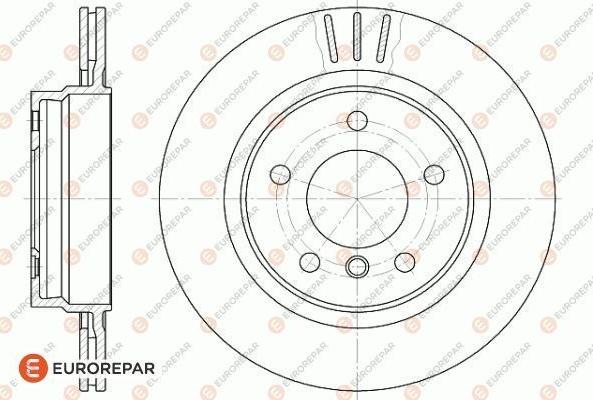 EUROREPAR 1618879980 - Тормозной диск autosila-amz.com